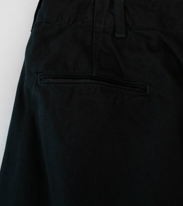 Niceness 'JORDAN Integrated Leather Belt Trousers' (Black)