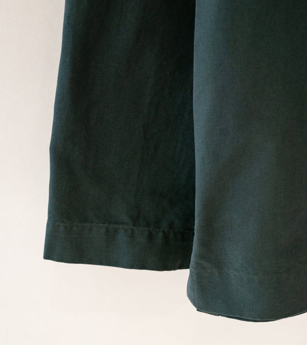 Margaret Howell 'MHL Chore Shirt' (Petrol Double Twisted Cotton Canvas)