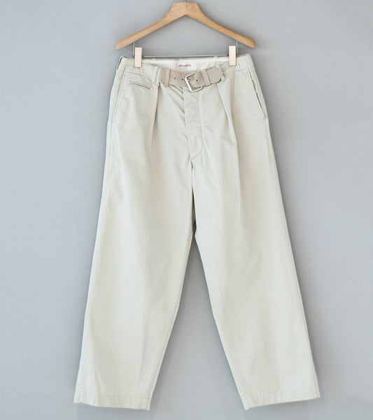 チノパン JORDAN INTEGRATED LEATHER BELT TROUSERS Niceness 'JORDAN Integrated Leather Belt Trousers' (Light Beige