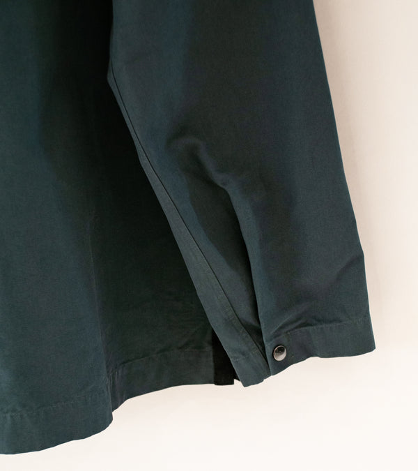 Margaret Howell 'MHL Chore Shirt' (Petrol Double Twisted Cotton Canvas)