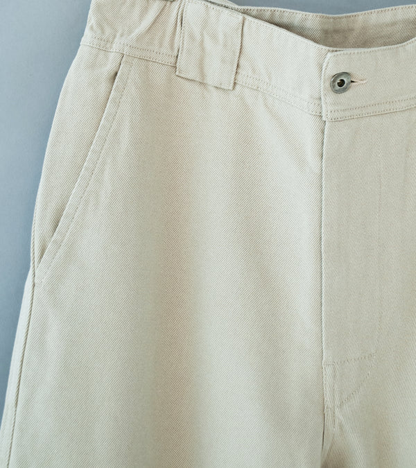 Margaret Howell 'MHL Sports Trousers' (Bone Cotton Wool Drill)