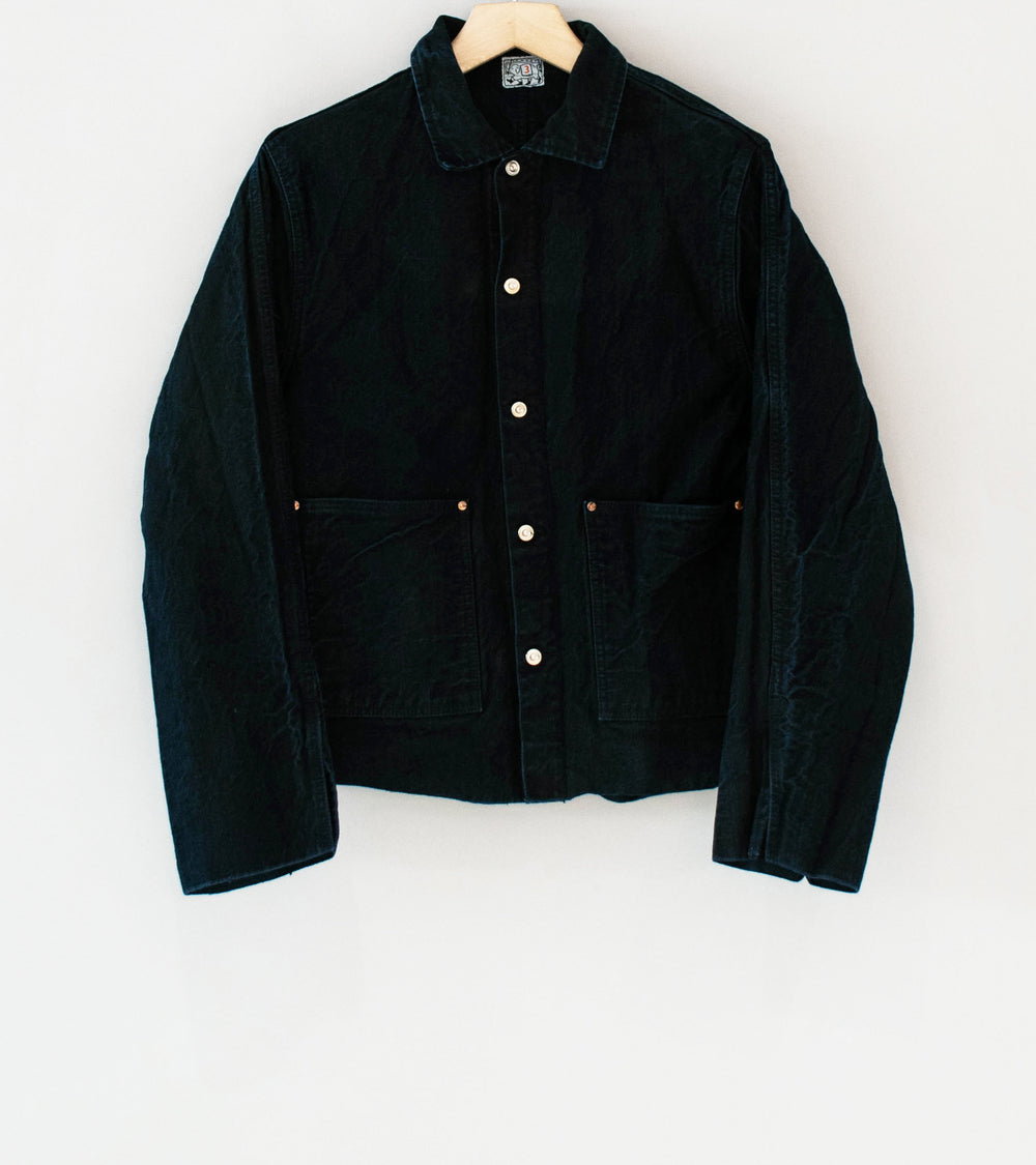 Tender 'Cross Cut Jeans Jacket' (Hadal Blue 16oz Selvage Denim)