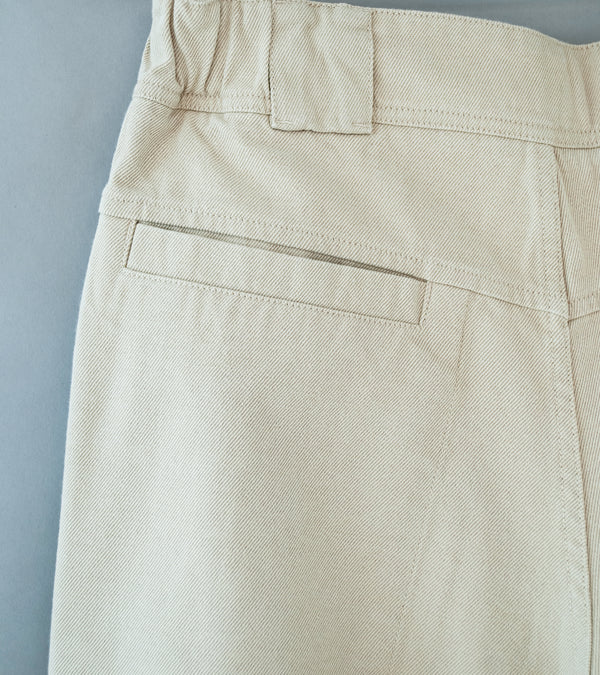 Margaret Howell 'MHL Sports Trousers' (Bone Cotton Wool Drill)