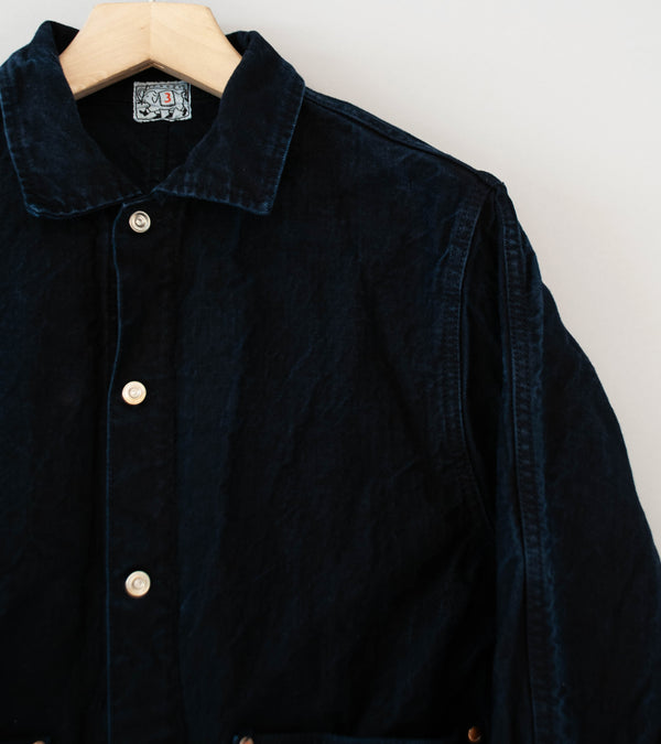 Tender 'Cross Cut Jeans Jacket' (Hadal Blue 16oz Selvage Denim)