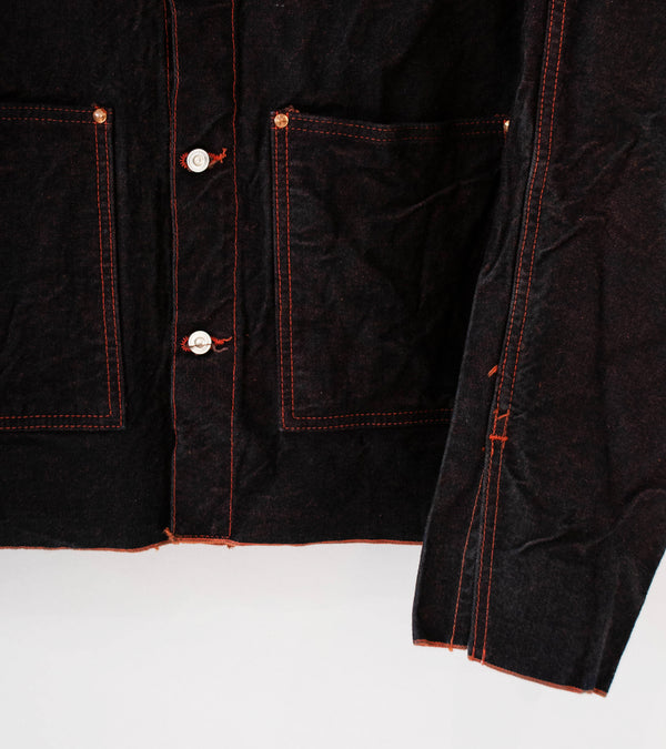 Tender 'Cross Cut Jeans Jacket' (Flowerpot 16oz Selvage Denim)