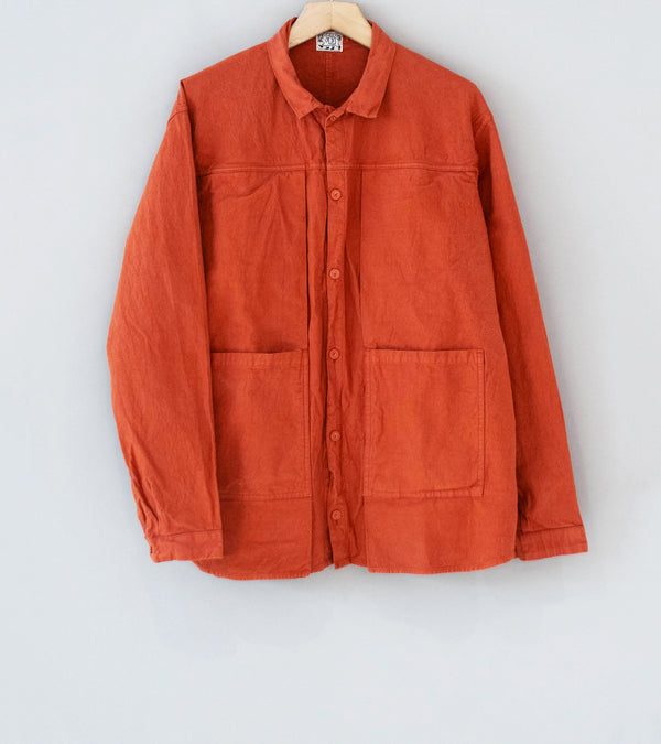 Tender 'Two Birds Shirt' (Flowerpot Cotton Drop Cloth)