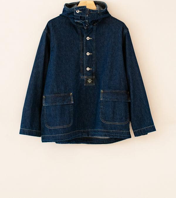 Post Overalls 'Navy Parka' (Indigo Blue Denim)