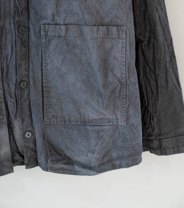 Tender 'Two Birds Shirt' (Grey Logwood Cotton Drop Cloth)