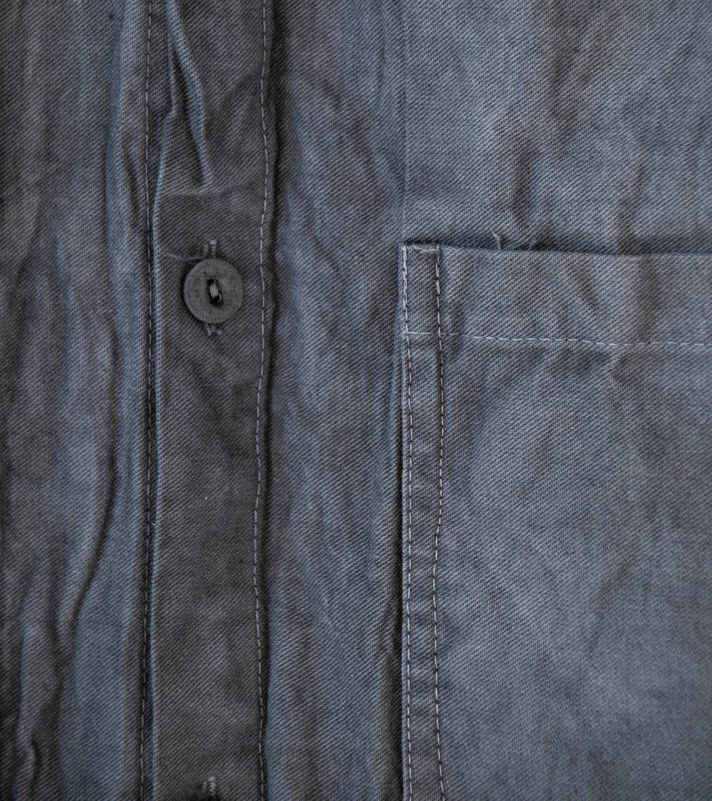 Tender 'Two Birds Shirt' (Grey Logwood Cotton Drop Cloth)