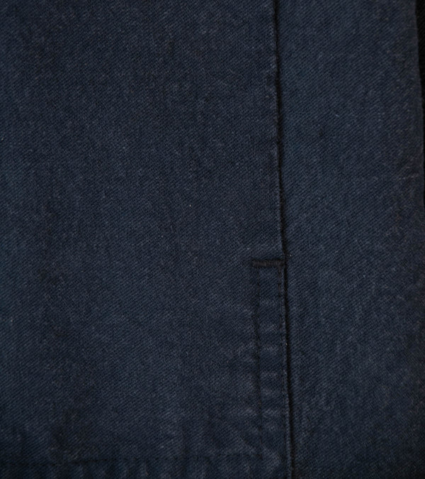 Tender 'Pleat Pocket Shirt' (Hadal Blue Cotton Drop Cloth)