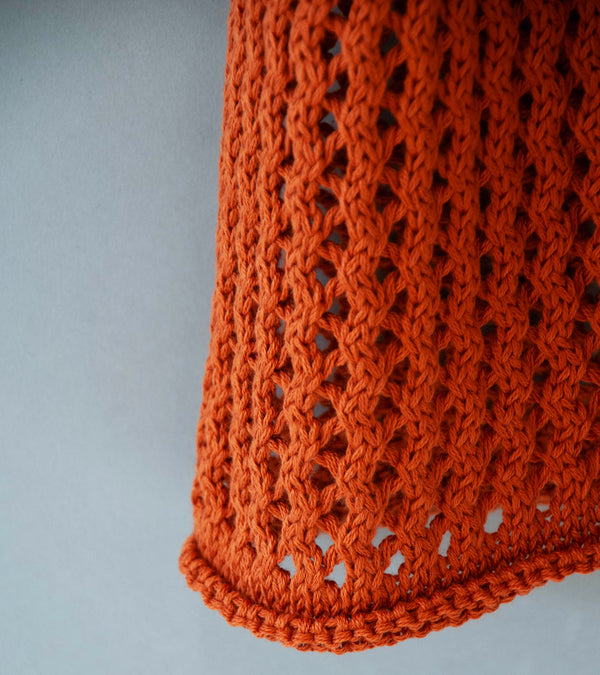 Tender 'String Pullover' (Flowerpot Combed Cotton Yarn)