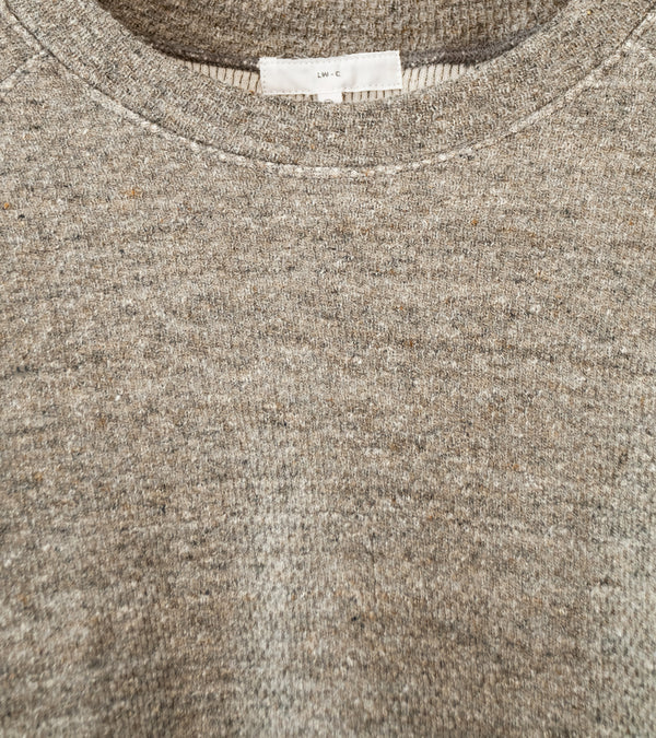 Lady White Co 'Raglan Thermal' (Grey Melange)