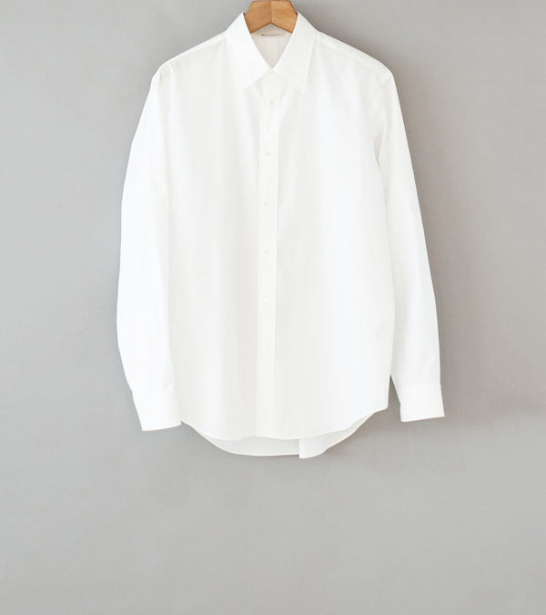 Auralee 'High Count Finx Ox Shirt' (White)