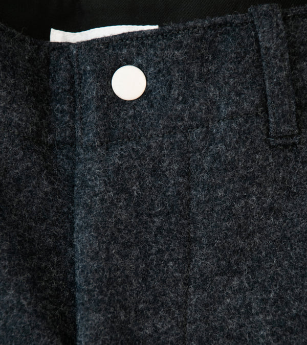 Lady White Co 'Crater Wool Trouser' (Charcoal)