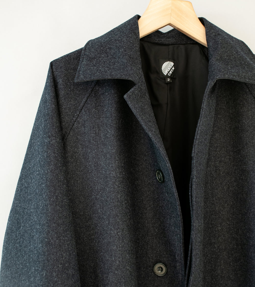 Arpenteur / CHCM 'Night Coat' (Charcoal 2 Layer Wool)