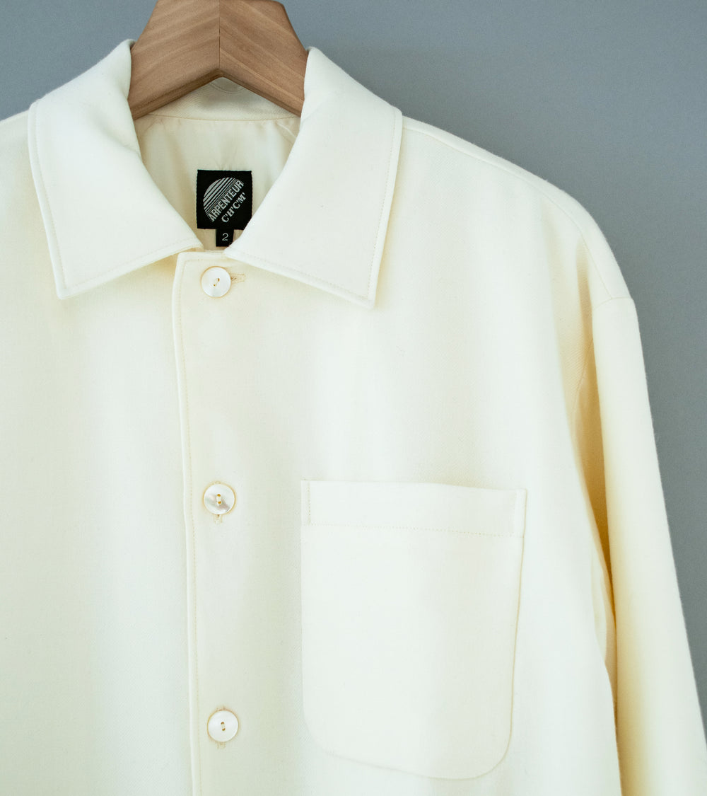 Arpenteur / CHCM 'Night Jacket' (Ivory Wool Flannel)
