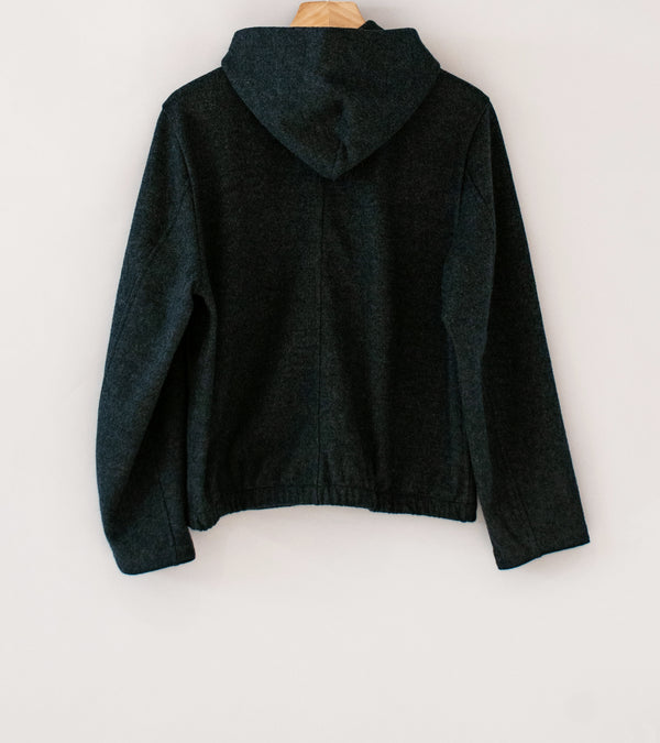 Lady White Co 'Wool Zip Hoodie' (Charcoal)