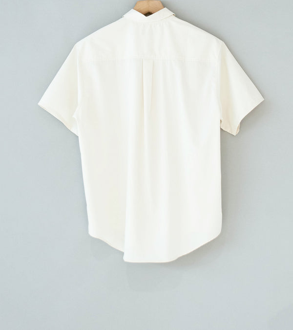 Lady White Co 'Linn Poplin S/S Shirt' (Almost Yellow)