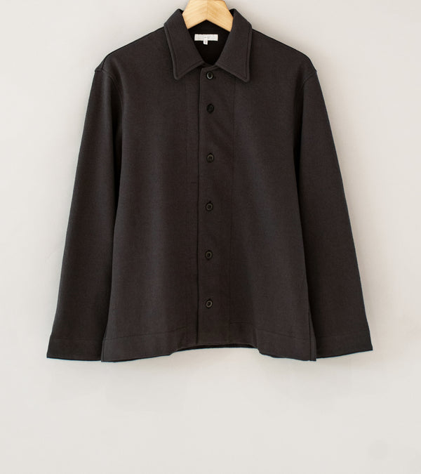 Lady White Co 'Francisco Button Down Shirt' (Black Mushroom)