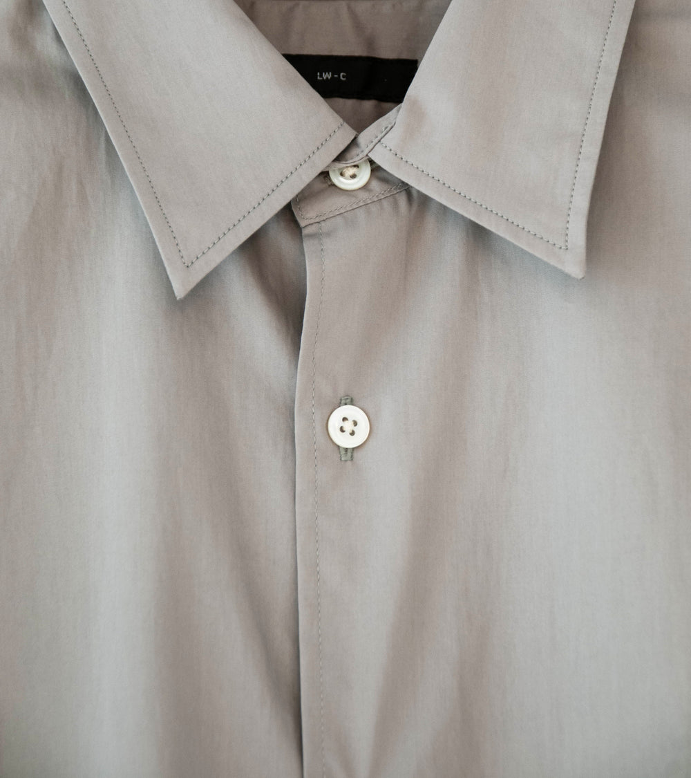 Lady White Co 'Linn Poplin S/S Shirt' (True Grey)