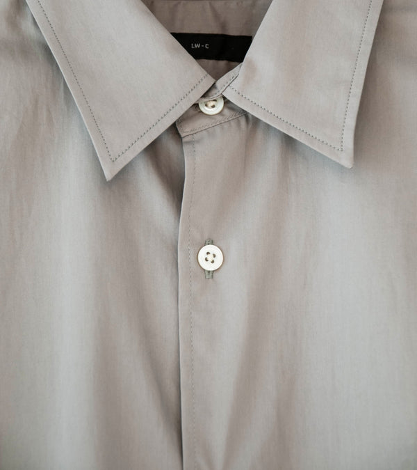 Lady White Co 'Linn Poplin S/S Shirt' (True Grey)