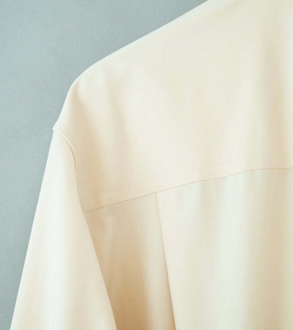 Auralee 'Super Light Wool Shirt' (Light Beige)