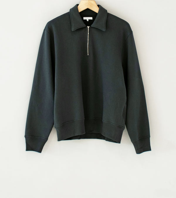 Lady White Co 'Cotton Quarter Zip Sweatshirt' (Faded Black)