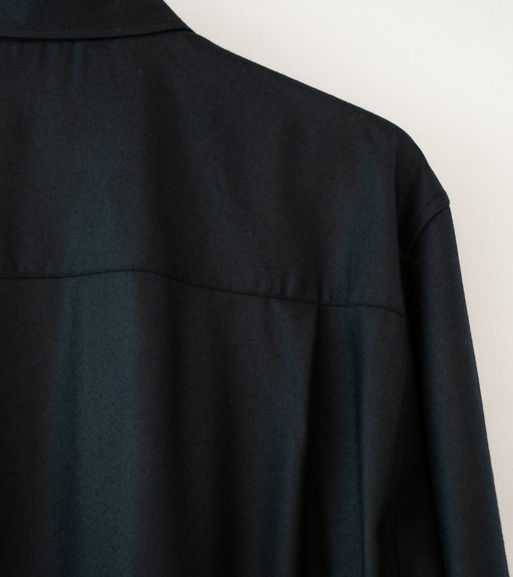 Auralee 'Super Light Wool Shirt' (Black)