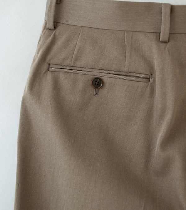 Auralee 'Light Wool Max Gabardine Slacks' (Top Brown) – C'H'C'M'