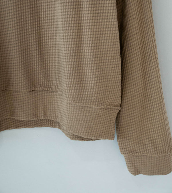 Lady White Co '2 Ply Gauze Crewneck' (Elm)