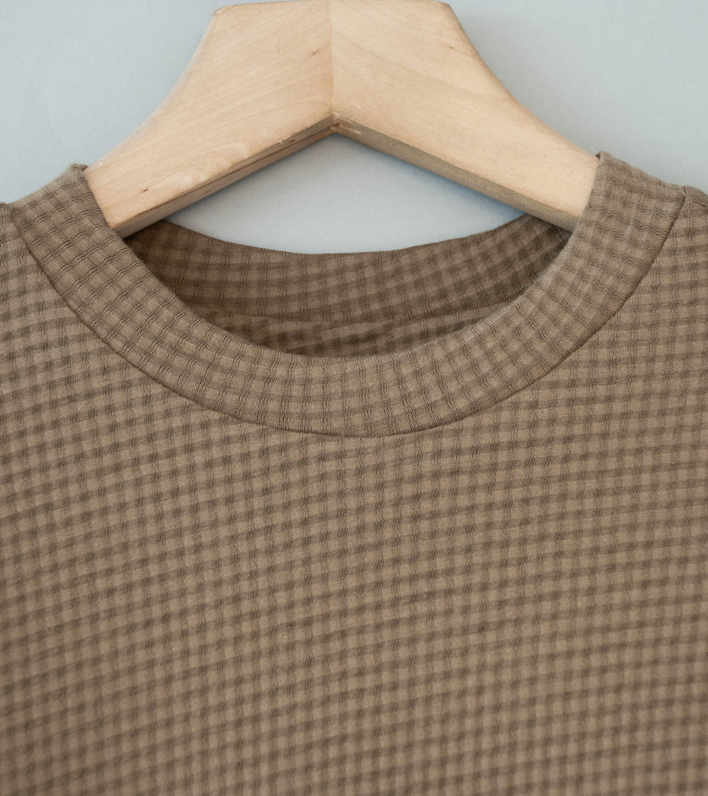 Lady White Co '2 Ply Gauze Crewneck' (Elm)