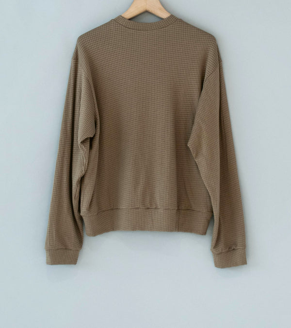 Lady White Co '2 Ply Gauze Crewneck' (Elm)