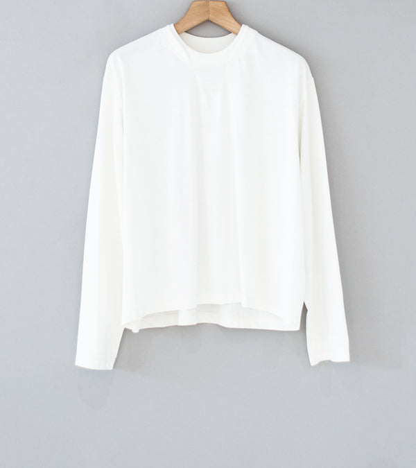 Greg Laboratory 'Field Study Series Long Sleeve Tee' (White)