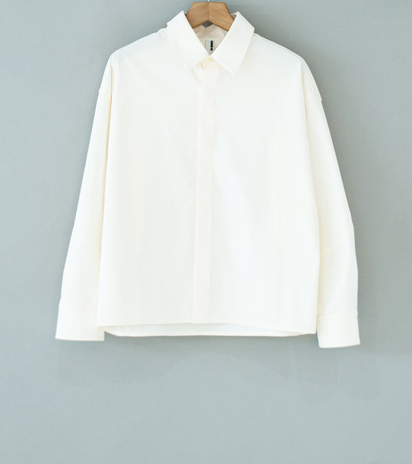 Greg Laboratory 'Standard Series Long Sleeve Shirt' (White)