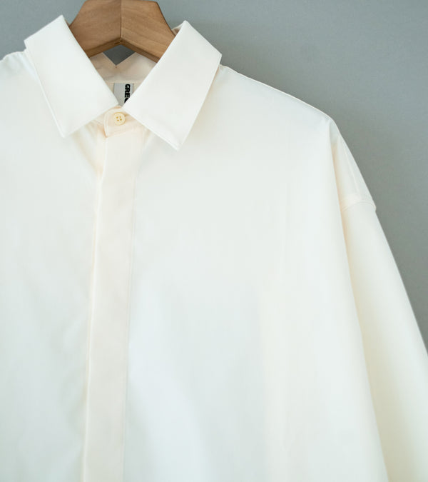 Greg Laboratory 'Standard Series Long Sleeve Shirt' (White)