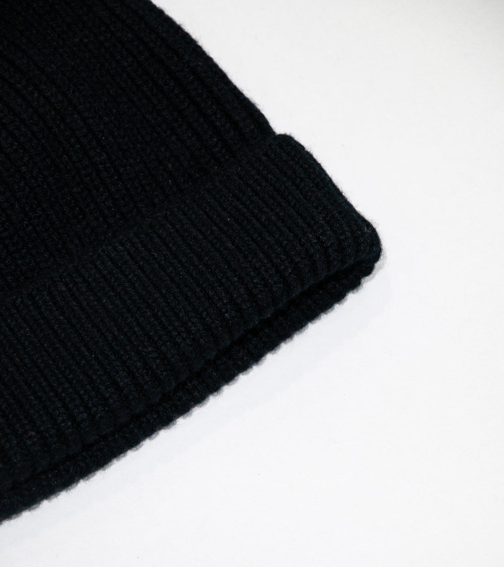 Arpenteur / CHCM 'Night Beanie' (Black Cashmere Wool)