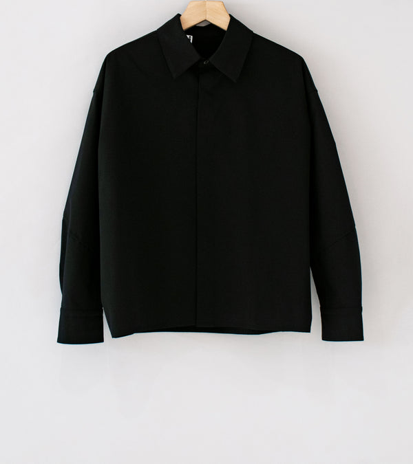 Greg Laboratory 'Standard Series Long Sleeve Shirt' (Black)