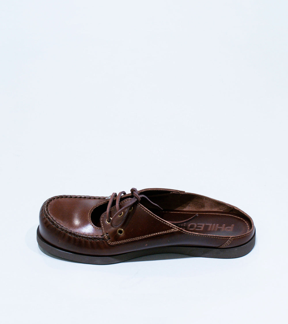 Phileo 'TBS Mule Boat Shoe' (Brown)