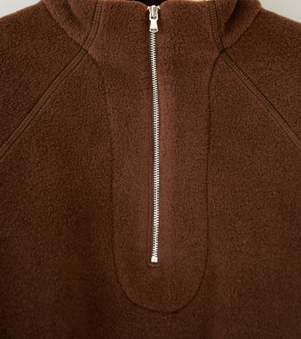 Greg Laboratory 'Technical Series Quarter Zip' (Brown)