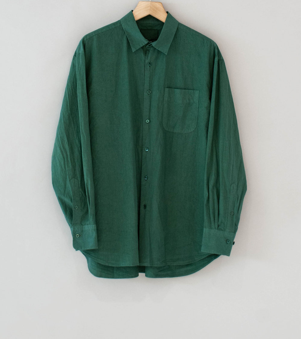 Yoko Sakamoto 'Regular Collar Shirt' (Green)