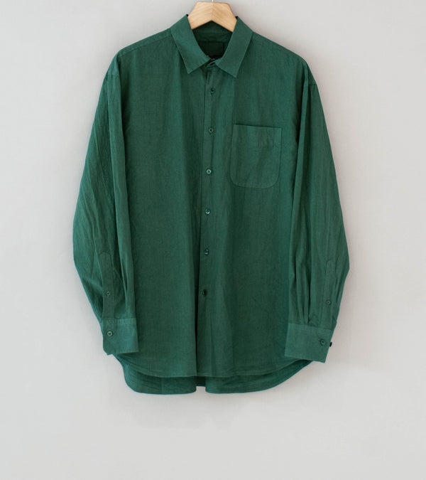 Yoko Sakamoto 'Regular Collar Shirt' (Green)