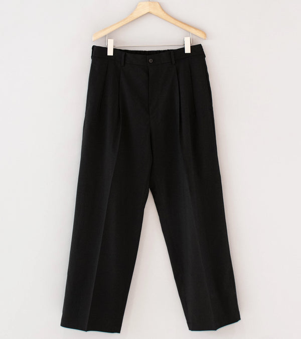 Yoko Sakamoto 'Double Pleated Trousers' (Brown)
