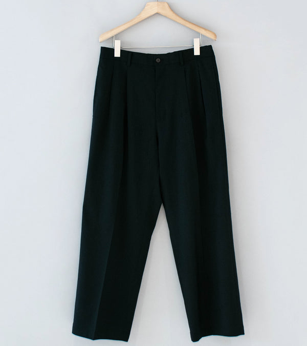 か*る様 yoko sakamoto double pleated trouse Yoko Sakamoto 'Double Pleated Trousers' (Black) – C'H'C'M'
