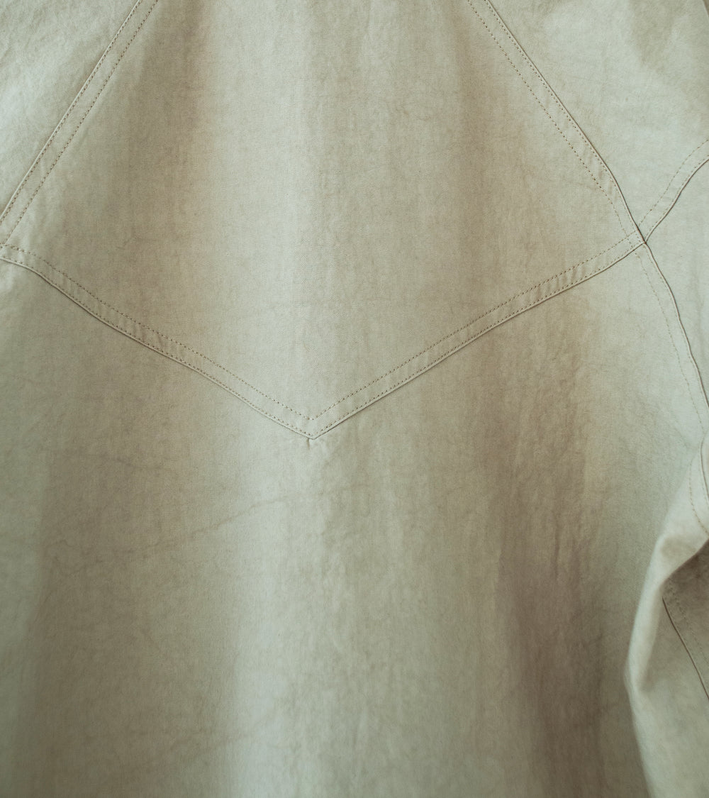 Royce Hill ‘Paneled Snap Jacket’ (Light Khaki Cotton Dyed Twill)