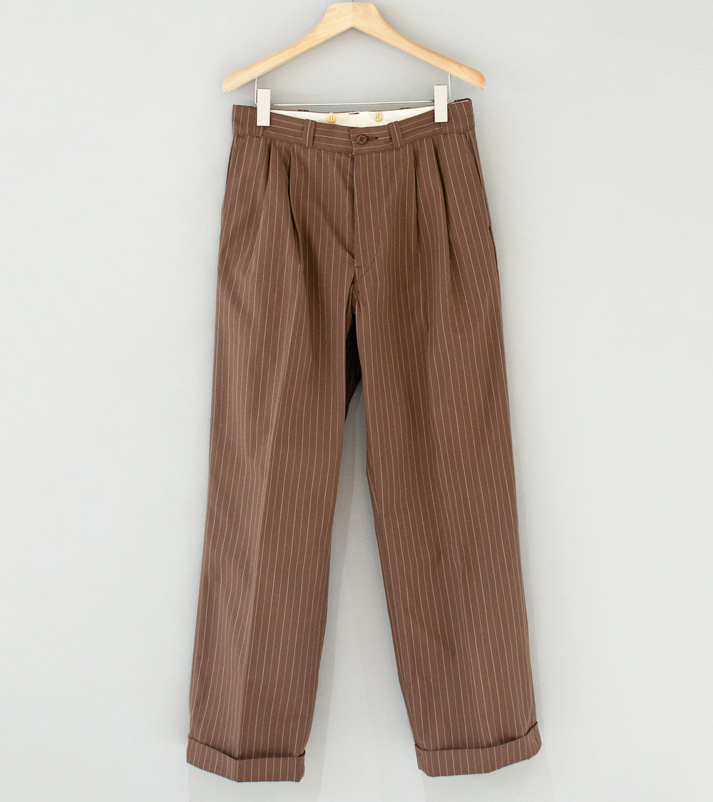 Taiga Takahashi 'Lot 201 Work Trousers' (Brown)