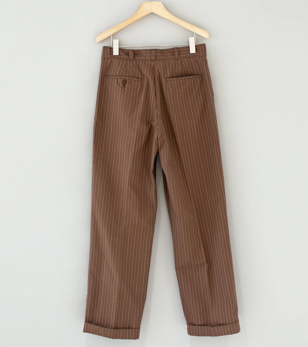 Taiga Takahashi 'Lot 201 Work Trousers' (Brown)