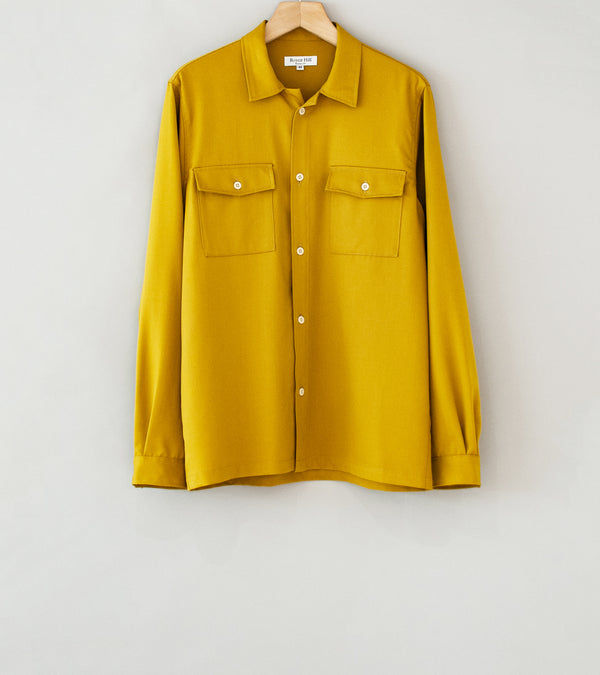 Royce Hill ‘Carroll Shirt’ (Citrine Forza Wool)