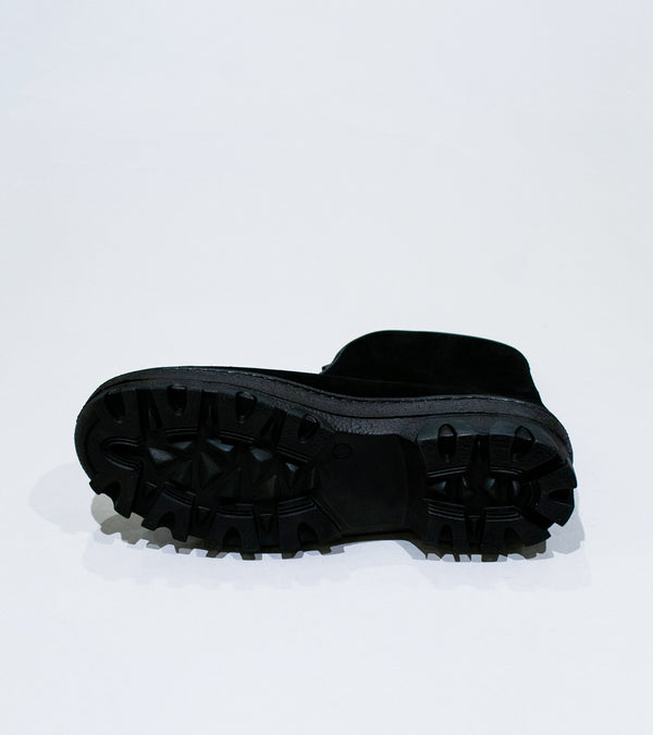 Reproduction of Found 'Russian Military Boots' (Black Suede)