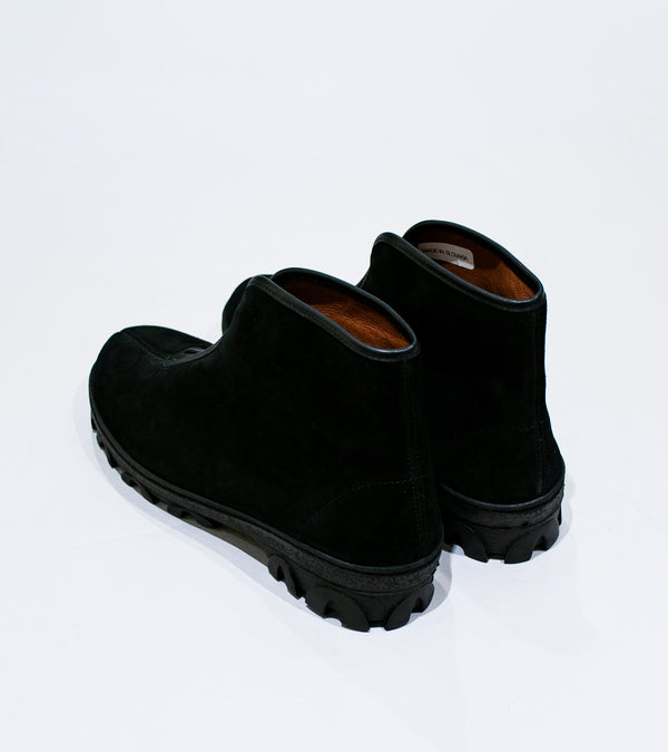 Reproduction of Found 'Russian Military Boots' (Black Suede)