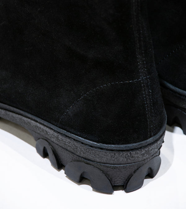 Reproduction of Found 'Russian Military Boots' (Black Suede)